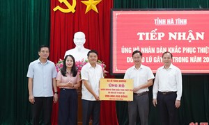 CÁC TỔ CHỨC, CÁ NHÂN, NHÀ HẢO TÂM TRÊN CẢ NƯỚC CHUNG TAY HỖ TRỢ TỈNH HÀ TĨNH KHẮC PHỤC HẬU QUẢ CƠN BÃO SỐ 10
